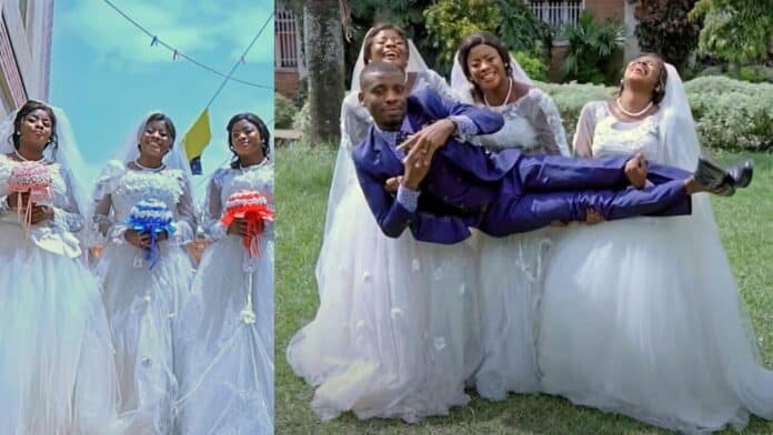 Man weds triplets on the same day