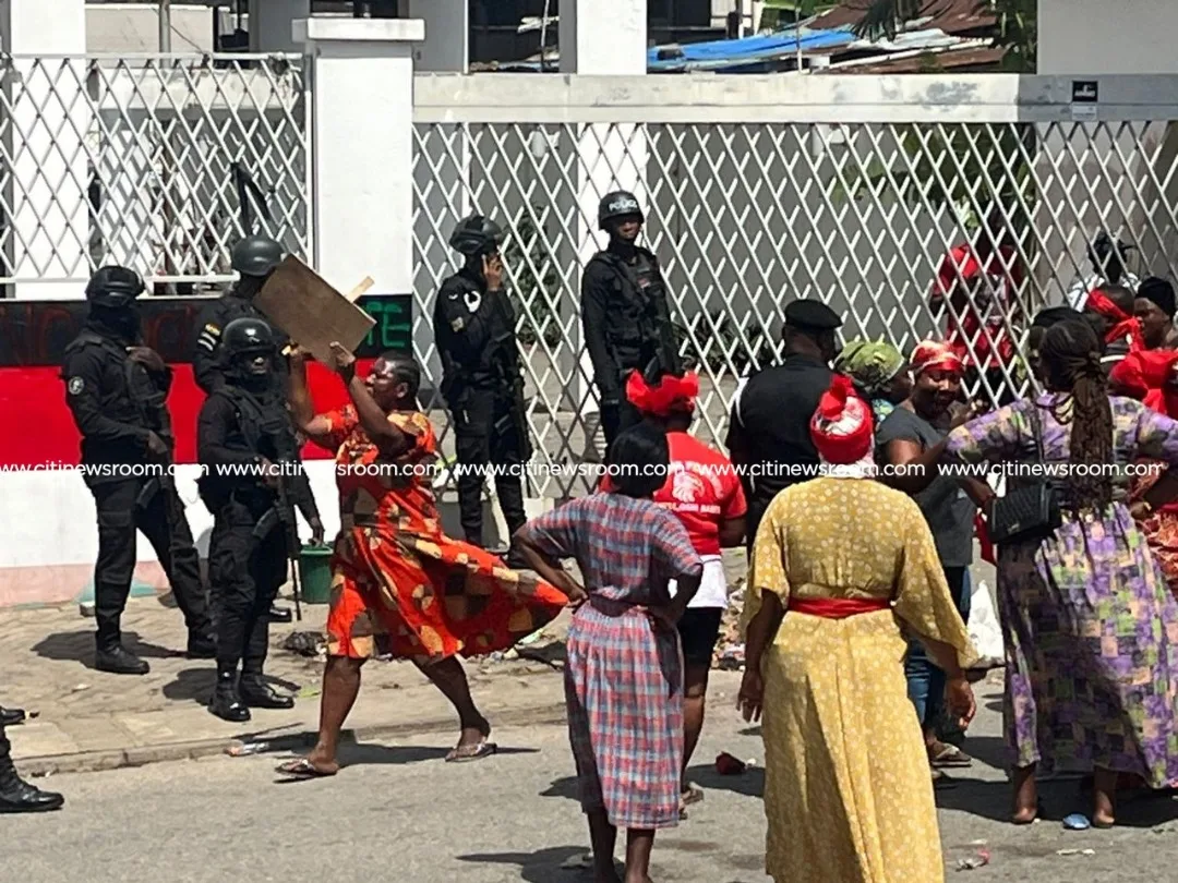 Supporters of Michael Yarboi vandalise NDC head office after his disqualification