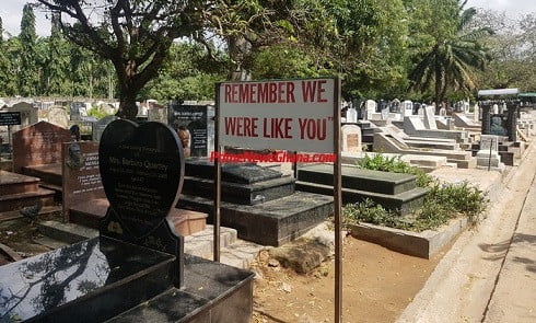 Cost of a grave at Osu Cemetery surges from GHC2500 to GHC4900