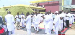 Video: Presidential staffers mark Bawumia’s triumph with ceremonial guard of honor