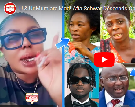 Mad people! – Afia Schwarzenegger blast Kuami Eugene’s house help and her mother