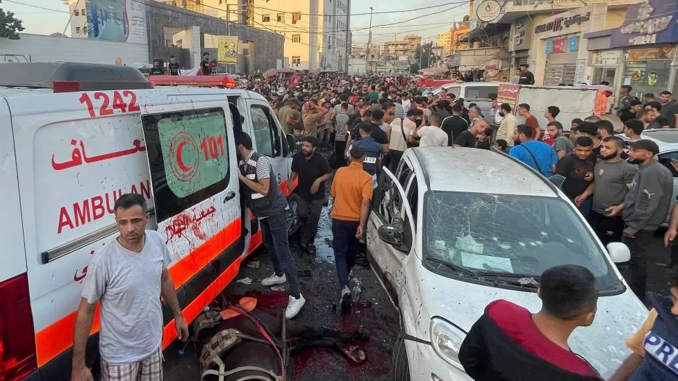 13 people died in explosion outside Al-Shifa hospital – Hamas officials