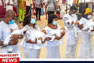 Childless couple welcome quintuplet after 6 years of marriage