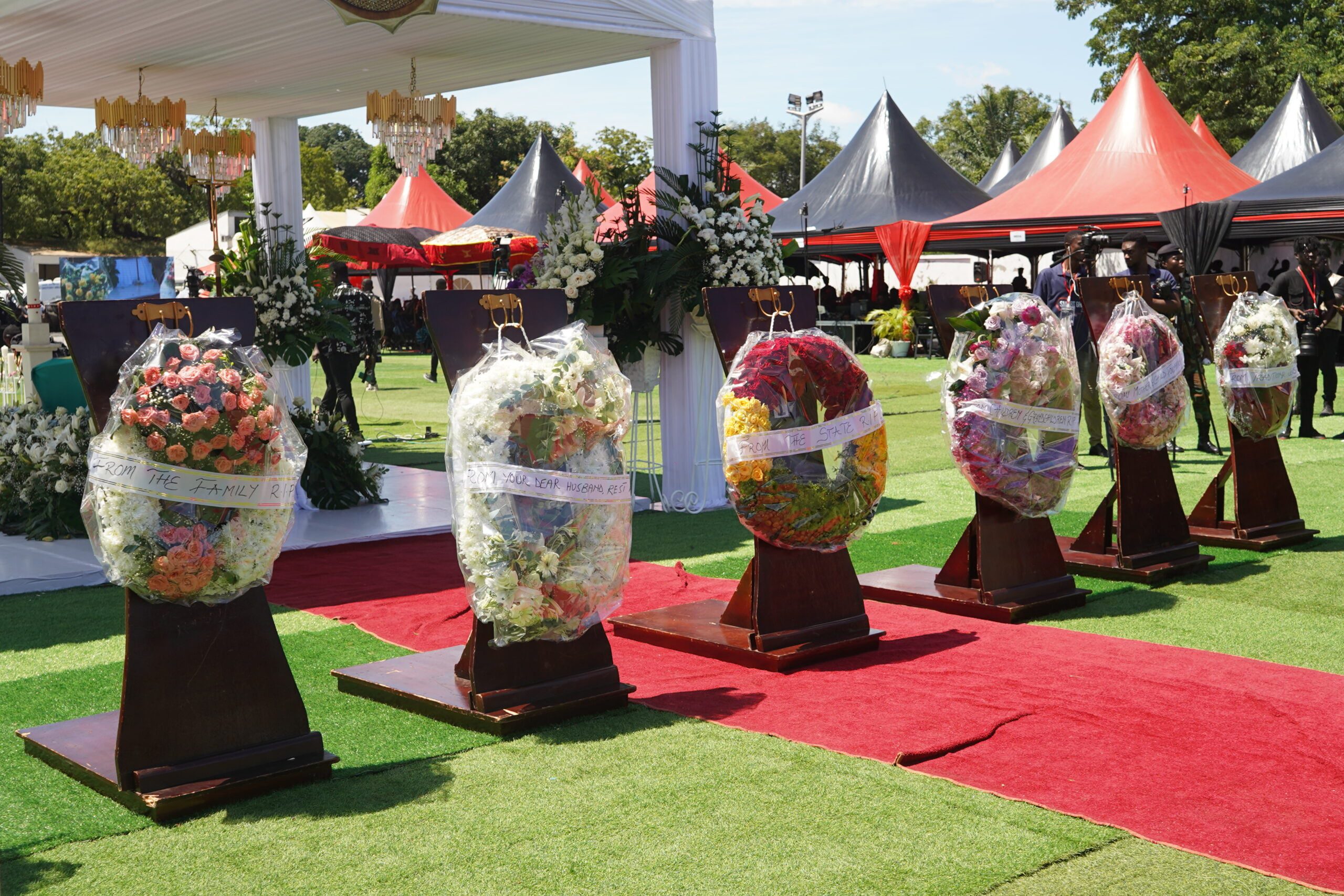 Final funeral rites of Theresa Kufuor in pictures