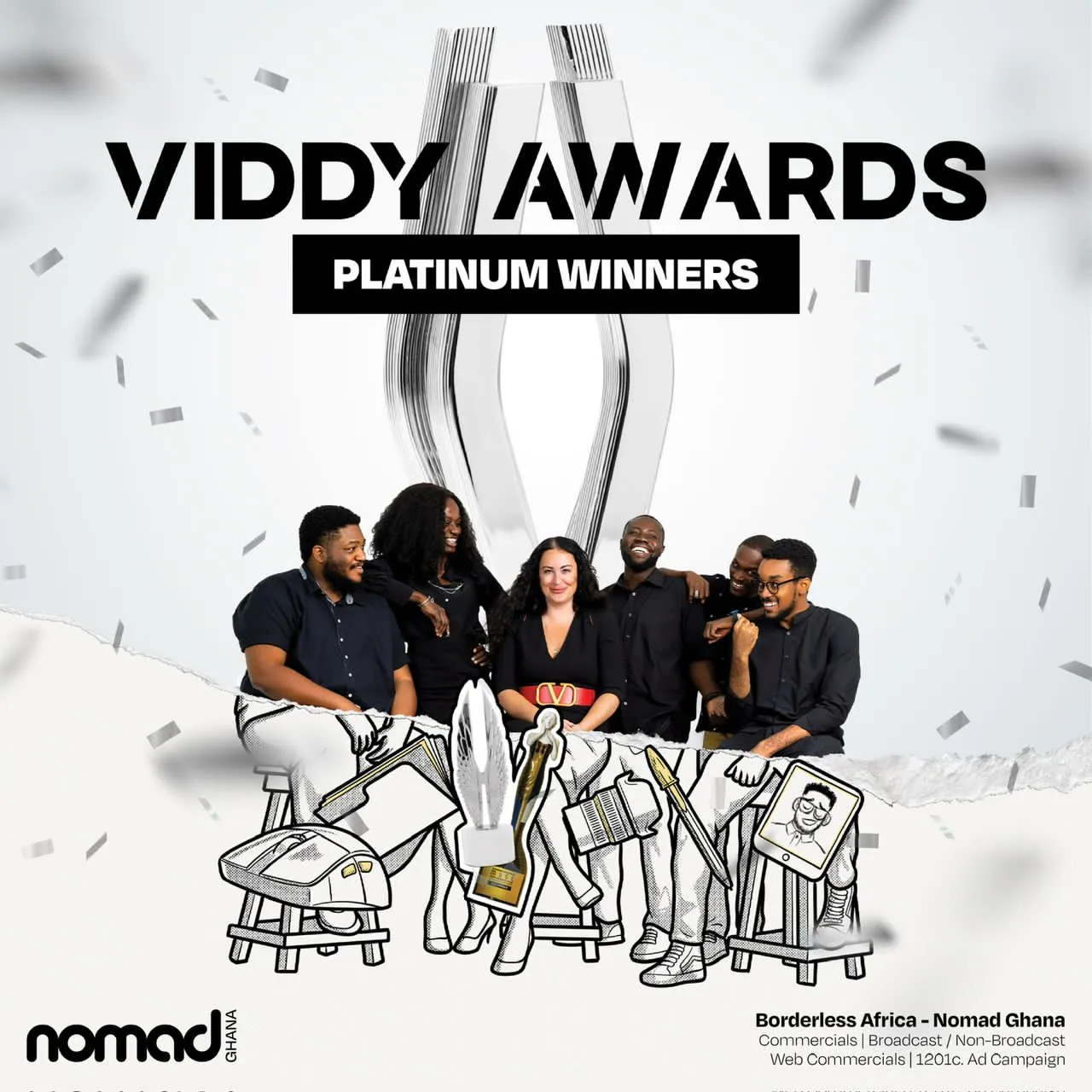 Nomad Ghana wins big at Viddy Awards