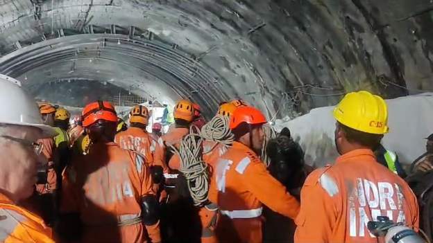 Indian tunnel collapse: Rescue mission underway, about 18 pulled out