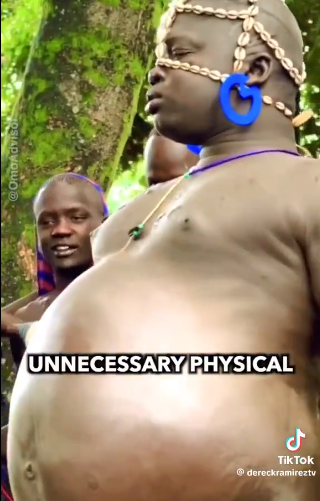 The Bodi tribe, where men with larger belly get more wives