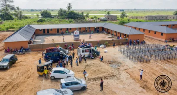 Photos: Temporary housing provided by Ablakwa to 300 dam spillage victims 