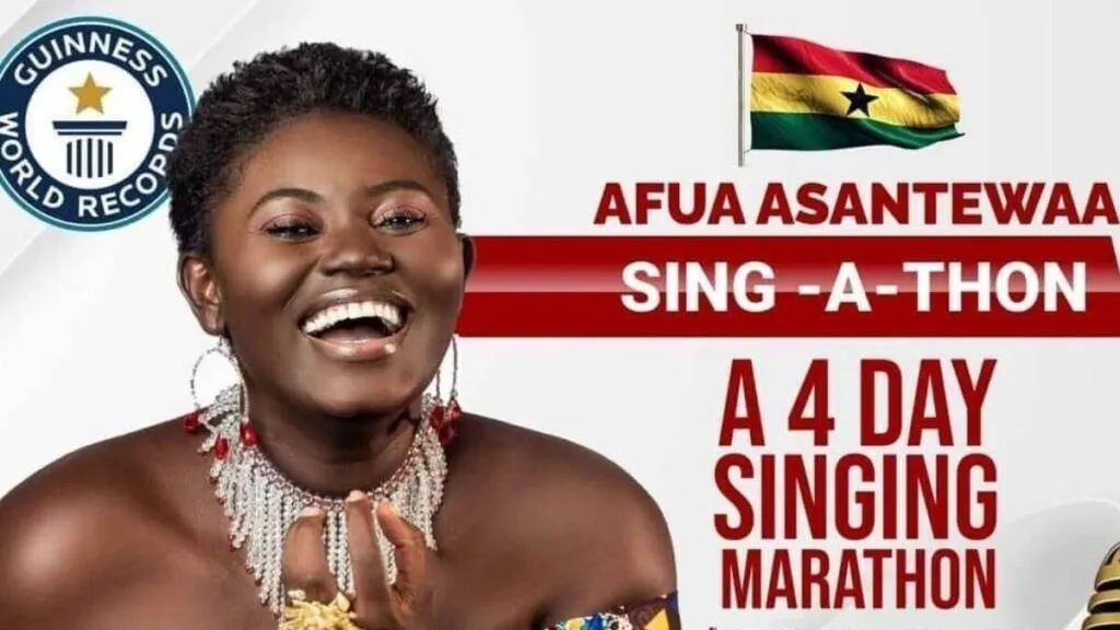Afua Asantewaa eyeing four more Guinness World  records after sing-a-thon