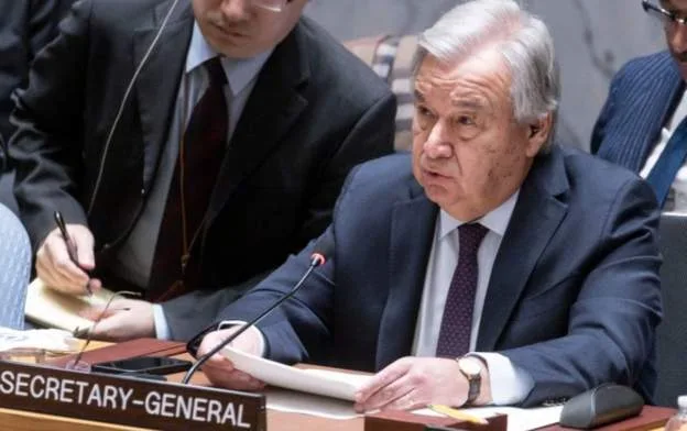 Palestinians collective punishment cannot be justified by Hamas attacks – Guterres