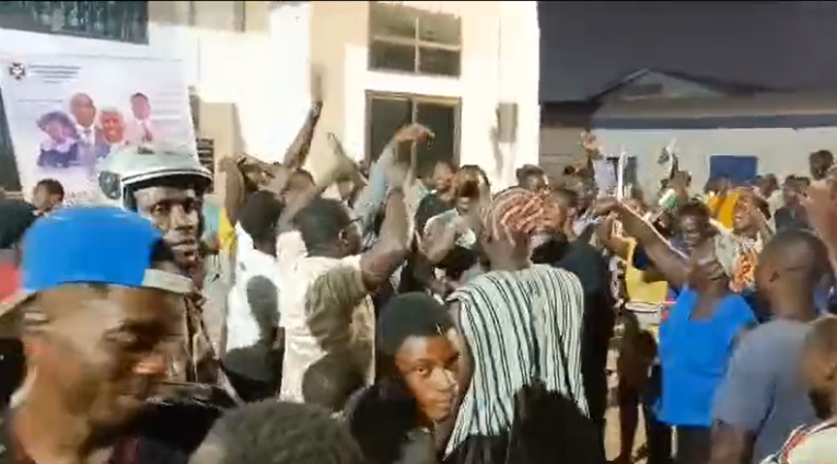 Kasoa electoral areas turns chaotic as gunshots fired during recount request by NDC members