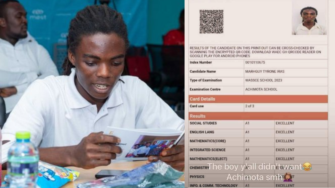 Rastafarian student Achimota School fought against gets 8As in 2023 WASSCE