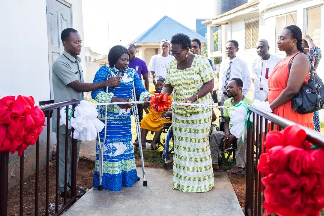 Dr Augustina Naami donates wheelchair ramps to foster accessibility for PWDs