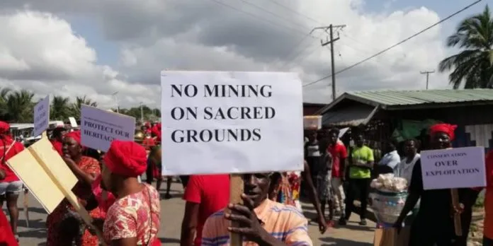 Staging a protest was uncalled for – Effutu chief scolds residents