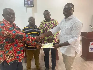 Francis Owusu Akyaw submits nomination for NPP Parliamentary Primaries in Juaben