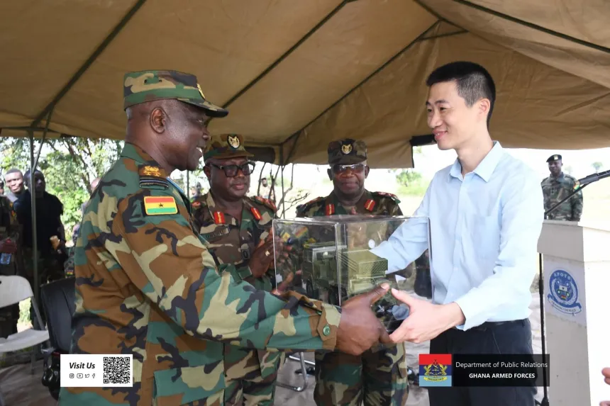 Launch rocket systems, vehicles donated to GAF