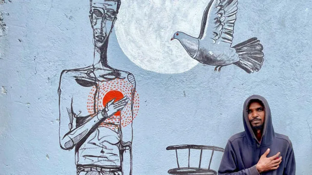Galal Yousif’s art reflects escape and loss amid Sudan’s conflict