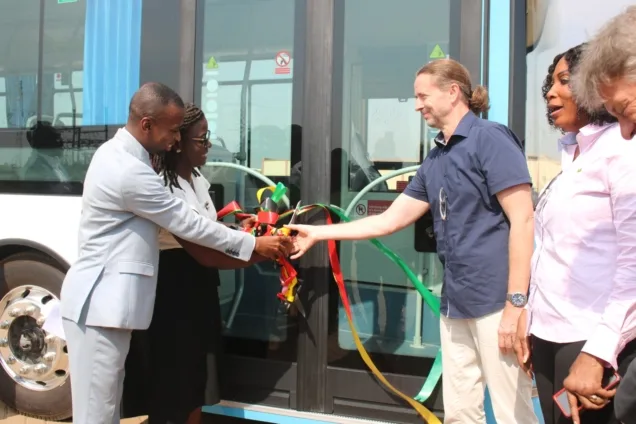 Ghana Free Zones, German Cooperation procure electric bus to enhance e-mobility and green economy
