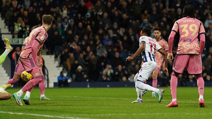 Leeds dealt a severe blow by West Brom