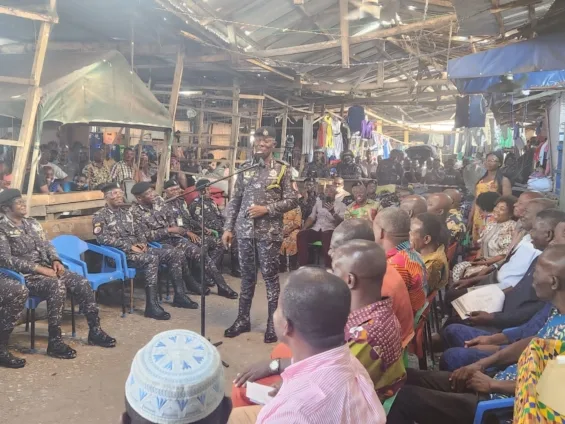 Dampare tours Kantamanto market to address security arrangements