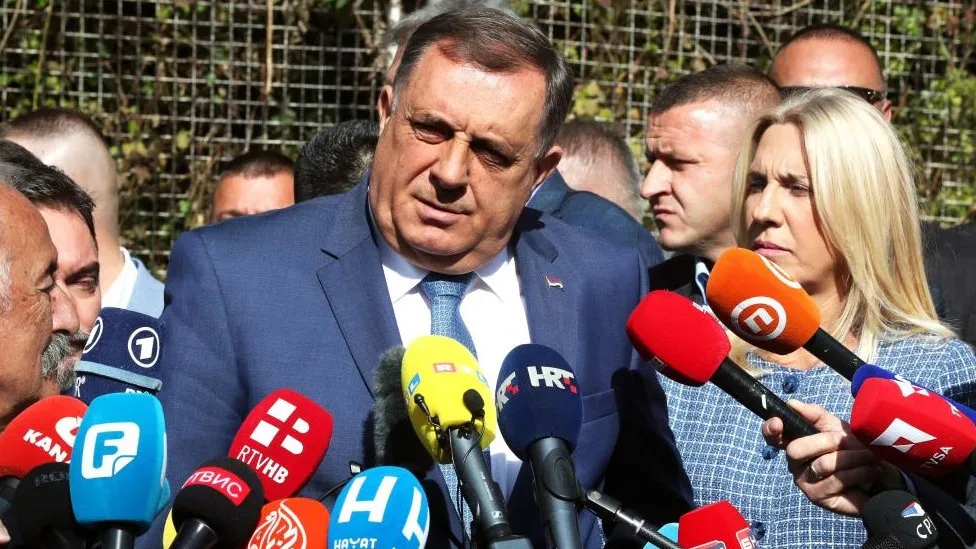 Leader of Bosnian Serbs Dodik put on trial for opposing international envoy Schmidt