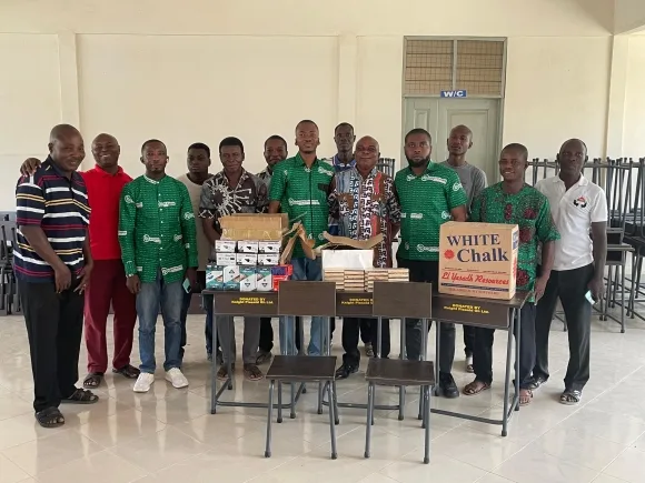 St Kizito SHTS receives donations from Knight Piésold Ghana