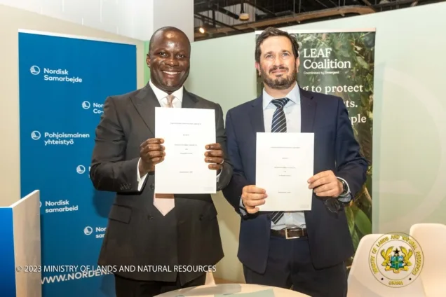 Ghana secures $50m emission reduction agreement