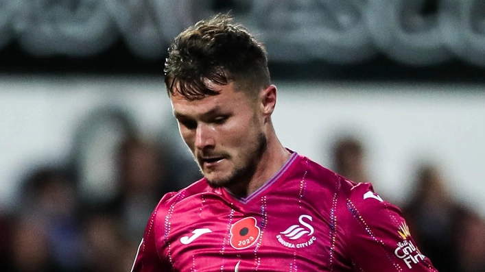 Managerless Swansea gets a draw thanks to Liam Cullen’s stoppage-time free-kick