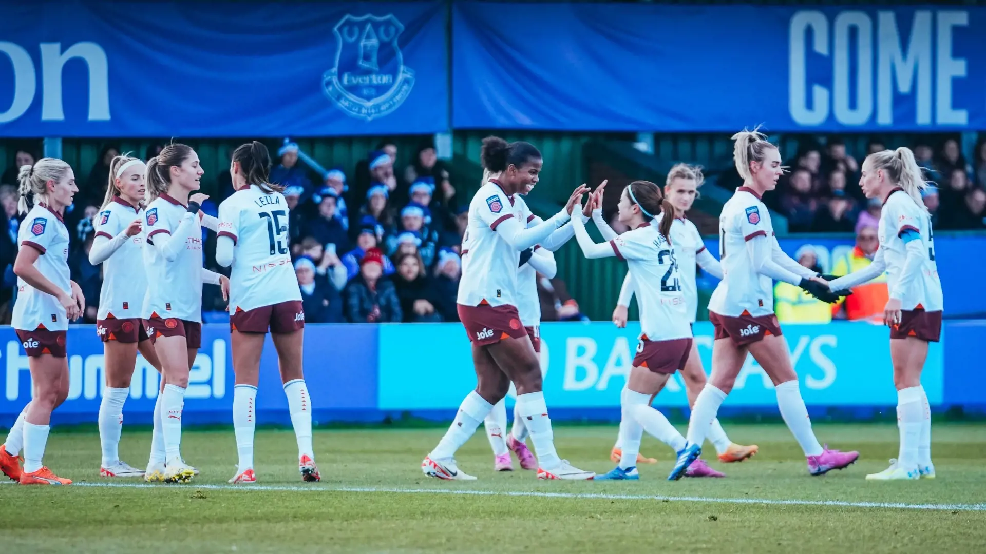 Man City thrash Everton in Barclays Women’s Super League
