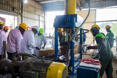 GCB Bank and Narubiz unveil historic rubber plant