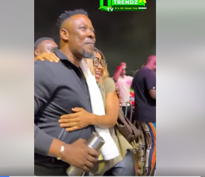 Nigel Gaisie, Actress Akuapem Polo rally support at Afua Asantewaa Aduonum’s Sing-a-Thon
