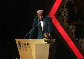 Osimhen’s words after bagging the 2023 CAF Player of the Year Award