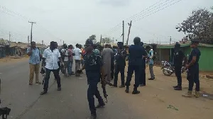 Mamprugu Moaduri: 10 individuals injured as locals and police clash