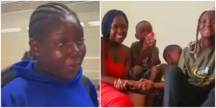 Video: Viral nanny Rosie unveils her children to public for the first time