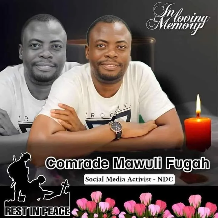NDC social media activist Mawuli Fugah is dead