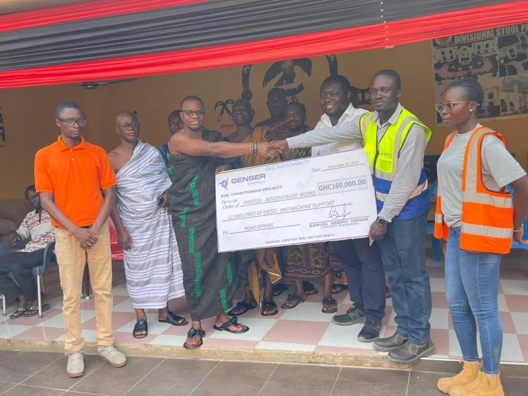 Genser Energy supports road infrastructure development in Prestea