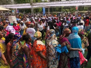 The joy of Christmas spreads among widows through Serwaa Amihere Foundation