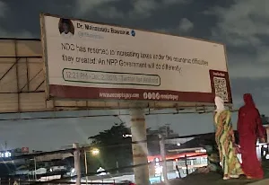 Giant billboard in Accra showcases Bawumia’s 2015 tweet