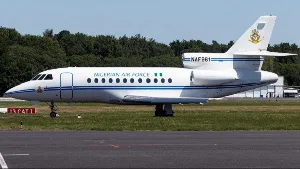 Nigerian Air Force puts up presidential aircraft Falcon 900B for sale, calls for bidders