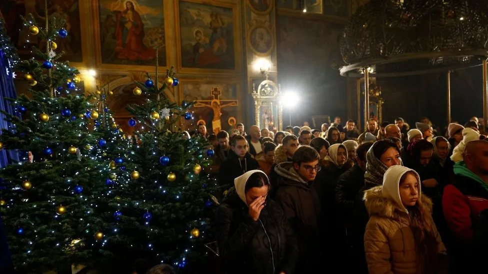 Ukraine marks its first Christmas celebration on December 25 2023
