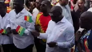 Bawumia, Sammi Awuku arrive at Akwaaba Village to support Afua Asantewaa’s sing-a-thon