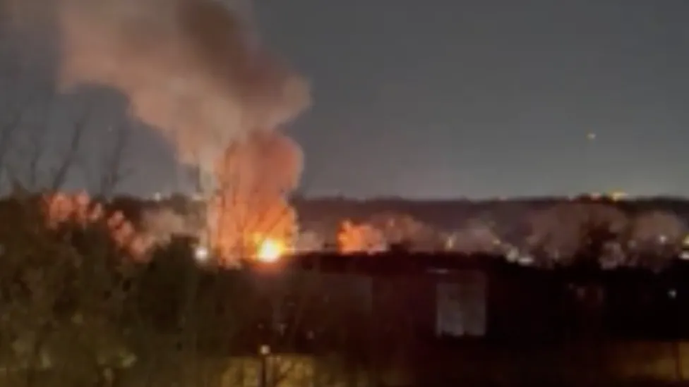 Home in Virginia explodes as armed suspect approaches