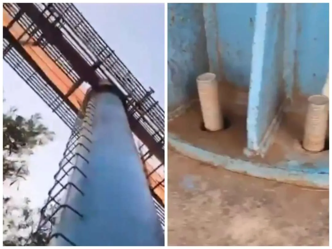 Accra-Tema Motorway: Danger as scavengers remove majority of nuts from huge billboard