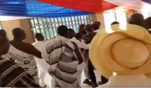 Mob allegedly attacks NPP chairman at church