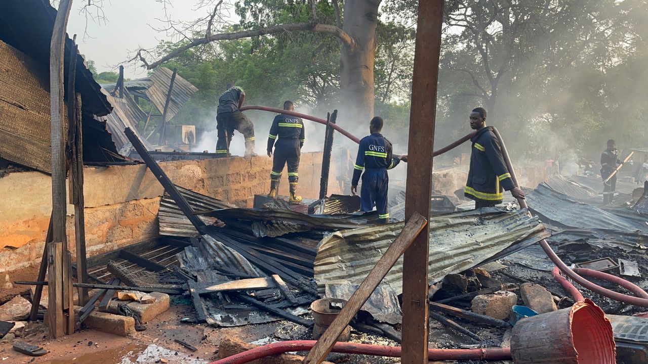Fire destroys Achimota settlement of ‘NDC supporters’ after “threats” by govt – MP reveals