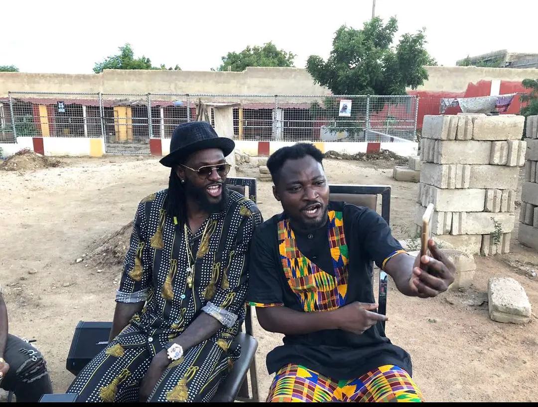 Social media users elated as Funny Face reunites with Adebayor