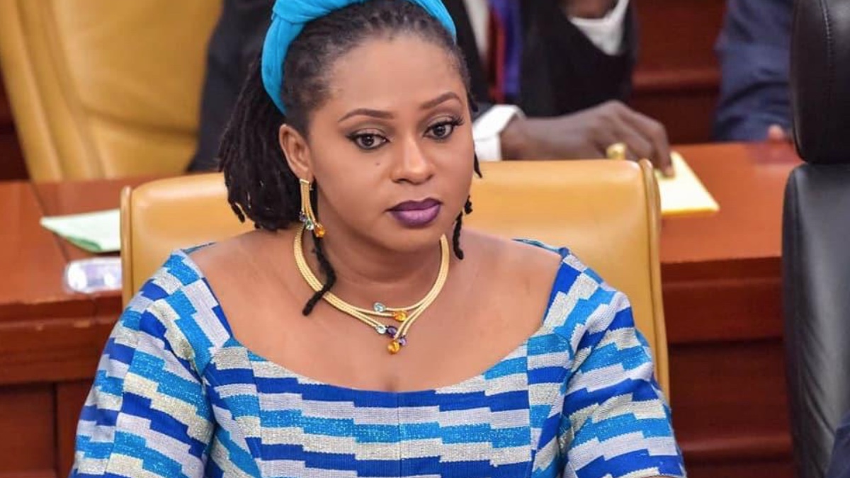 NPP primaries: MP Adwoa Safo triumphantly casts vote amidst strong competition (Photos)