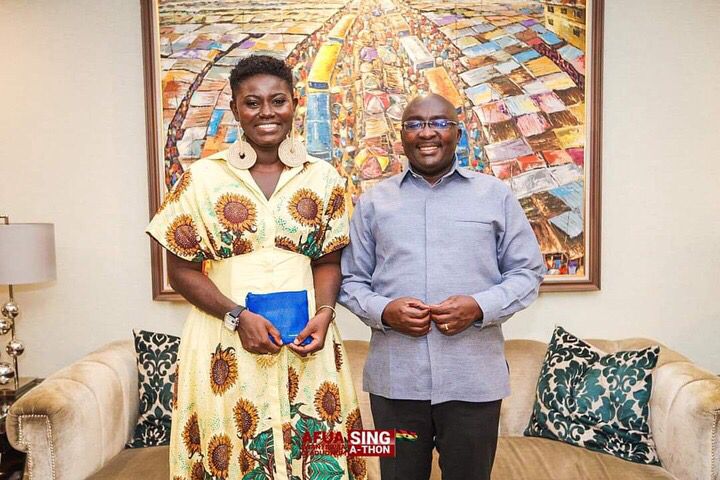 Afua Asantewaa thanks Bawumia for voice restoration support in Guinness World Record pursuit