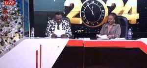 Video: Akrobeto and ‘niece’ Nana Aba Anamoah thrill Ghanaians as they read news on UTV