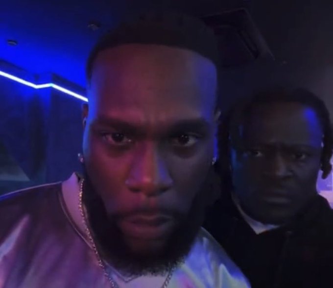 Video: Watch Burna Boy’s facial expression when he saw this woman